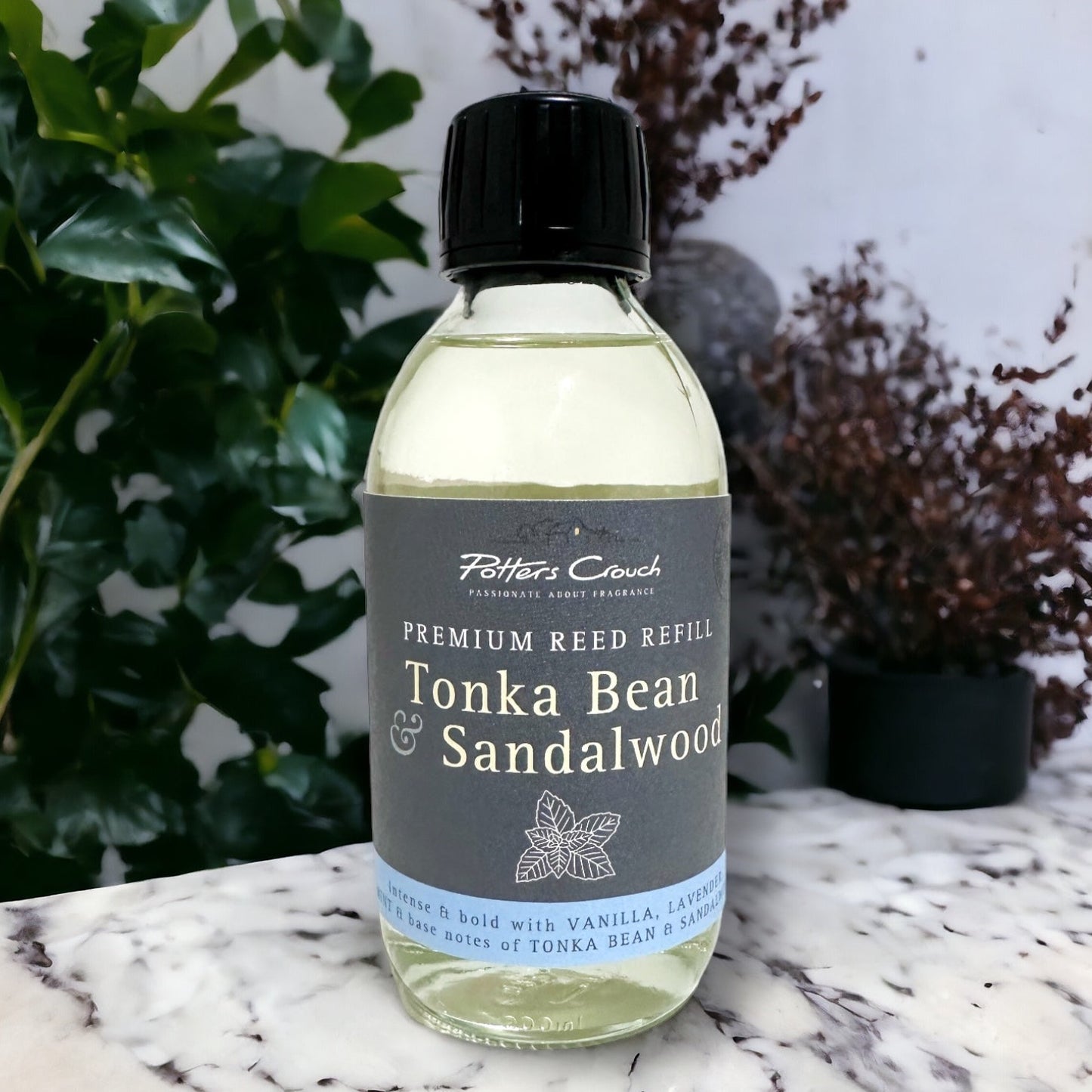 Tonka Bean & Sandalwood Reed Diffuser Refill