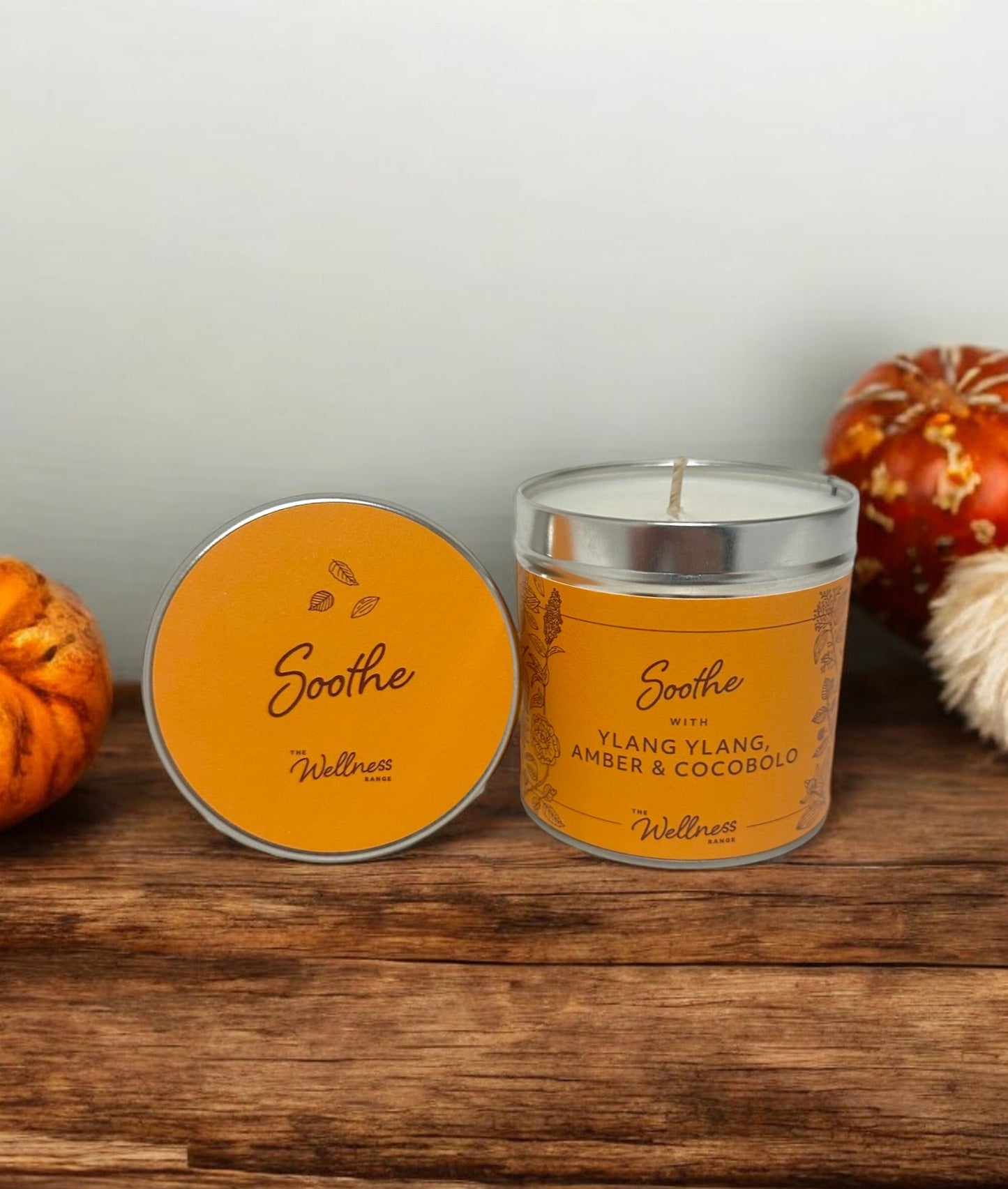 Soothe Wellness Candle with Ylang Ylang, Amber & Cocobolo